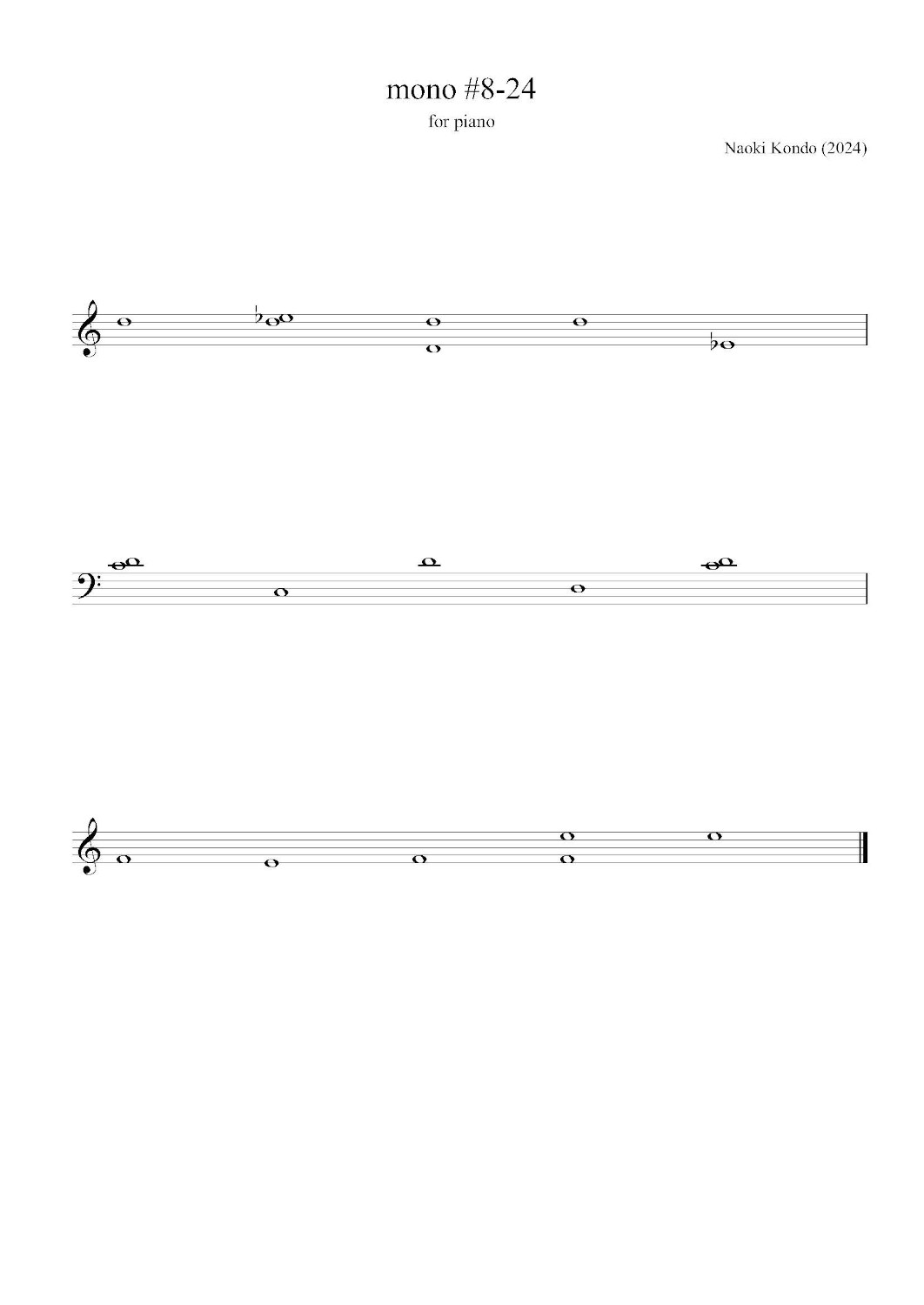 page 1 of score